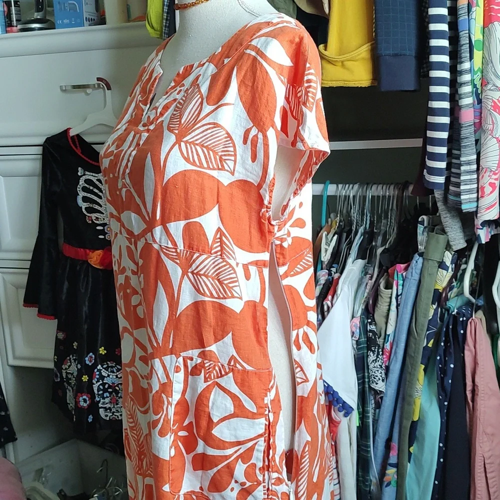 Boden Linen Dress - Picture 5 of 7